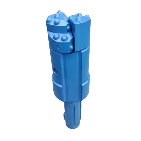 Down-the-hole water well root pipe eccentric drill bit